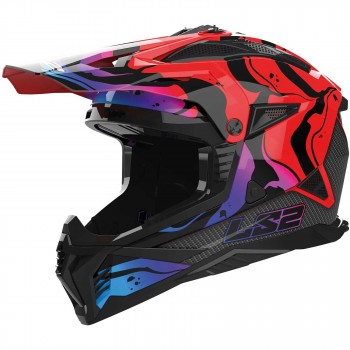 LS2 MX708 FAST 2 WASH RED